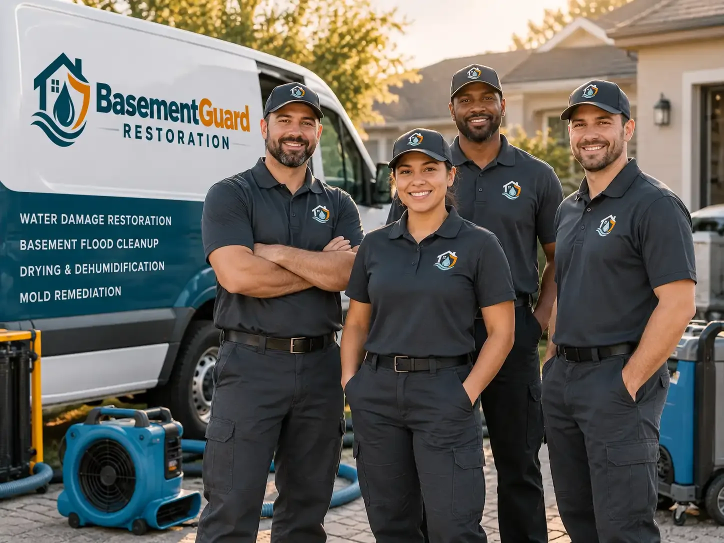 Basement Water Damage Restoration company in Rodney, IA